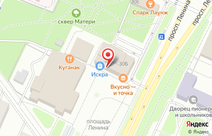 Терминал СберБанк на проспекте Ленина, 30б на карте