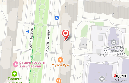 Ногтевая студия Маникюр Железнодорожный на карте