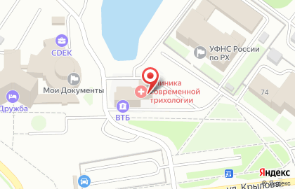 Бухгалтерская компания на улице Крылова на карте