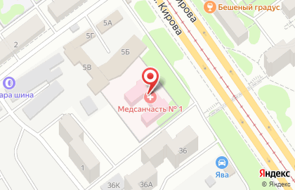 Больница Самарская городская клиническая больница №9 на карте