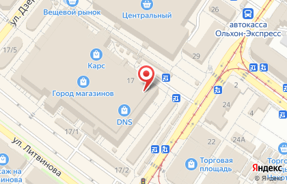 Ателье Креатив в Правобережном округе на карте