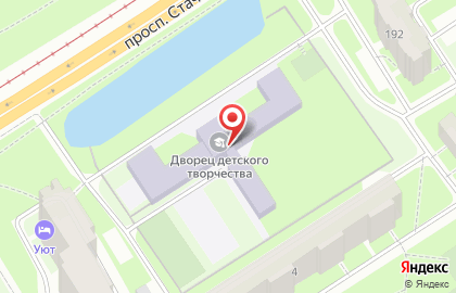 Спортивный клуб РатиборЪ на проспекте Ветеранов на карте