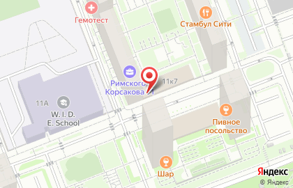 Супермаркет Пятёрочка в Москве на карте