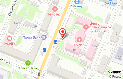 Киоск фастфудной продукции Хот-Дог на проспекте Ленина на карте