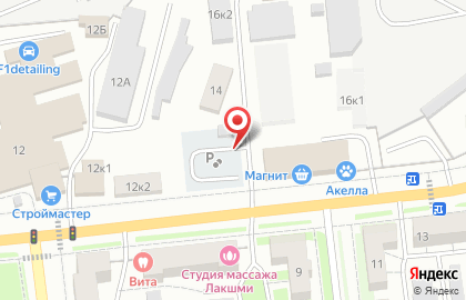 Автостоянка во Владимире на карте