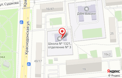 Школа Ковчег №1321 с дошкольным отделением на метро Люблино на карте