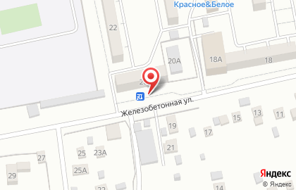 Магазин разливного пива Пивной квадрат на Железобетонной улице на карте