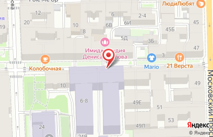 Санкт-Петербургский государственный технологический институт на метро Технологический институт 1 на карте
