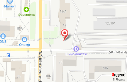 АВТОТРЕЙДИНГ на Ярославской улице на карте