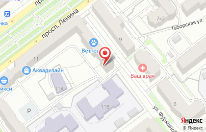 Сеть супермаркетов Дикси на проспекте Ленина, 11 на карте
