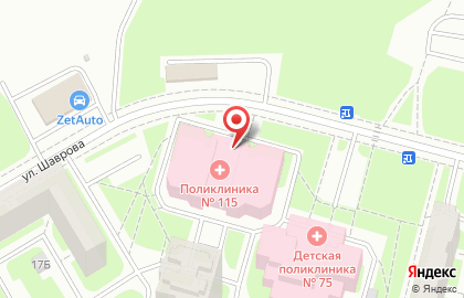 Поликлиническое отделение № 115 СПб ГБУЗ "Городская поликлиника №114" на карте