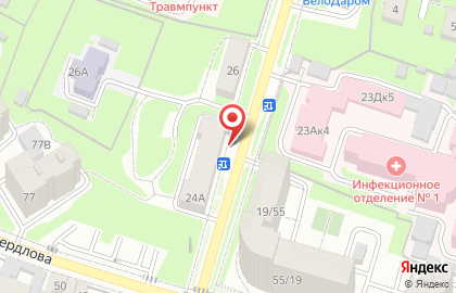 STOPка на Красной улице на карте