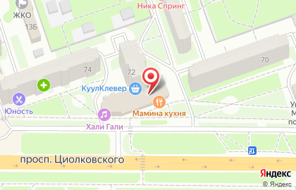 Фирменный магазин Сеймовский на проспекте Циолковского на карте