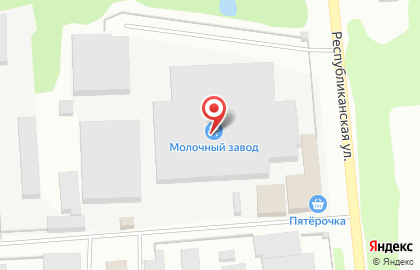 Городецкий молочный завод на Республиканской улице на карте