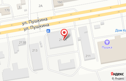 Меркурий на улице Пушкина на карте