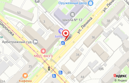Киоск по продаже цветов в Центральном районе на карте