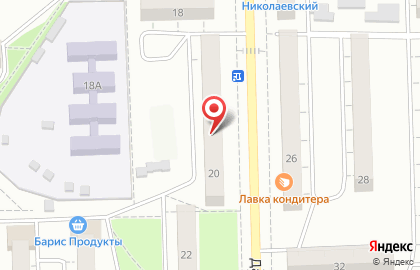 Постелька на Ключевской улице на карте