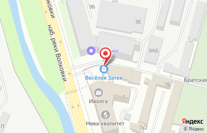 Магазин товаров для праздника Весёлая затея в Фрунзенском районе на карте