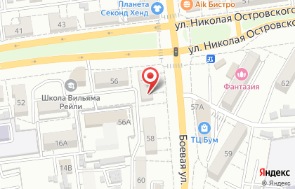Салон Имидж Оптика на улице Николая Островского на карте