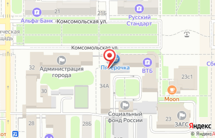 Рекламное агентство Хамелеон на Комсомольской на карте