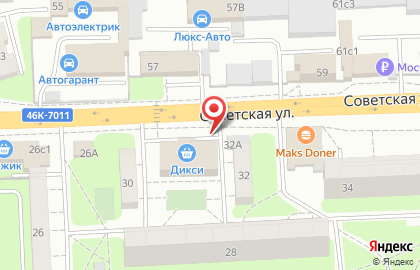 Академия красоты в Москве на карте