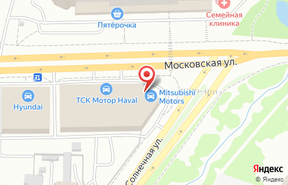 Автоцентр Mitsubishi Motors на Московской улице на карте