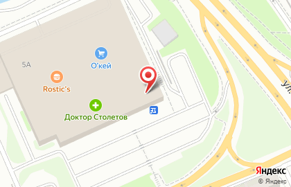 Служба доставки и продажи суши и роллов Суши-Маркет в Сибирском переулке на карте