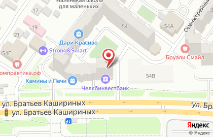 Праздничное агентство Абордаж на улице Братьев Кашириных на карте