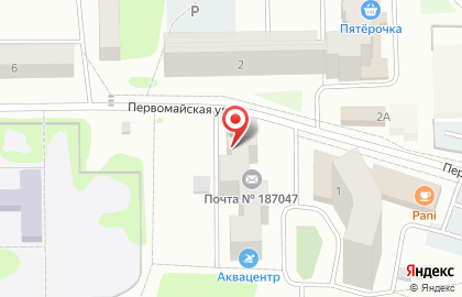 Продуктовый магазин на Первомайской, 3 на карте