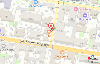 Апарт-отель СНО на улице Жуковского на карте