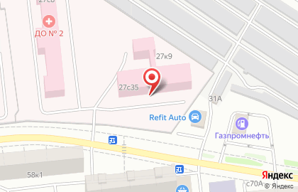 Психиатрическая клиническая больница № 13 на Ставропольской улице на карте