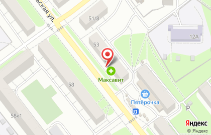 Аптека Максавит в Рязани на карте