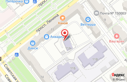 Городской центр технического творчества на проспекте Ленина на карте