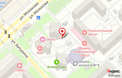 Магазин Holiday в Советском районе на карте