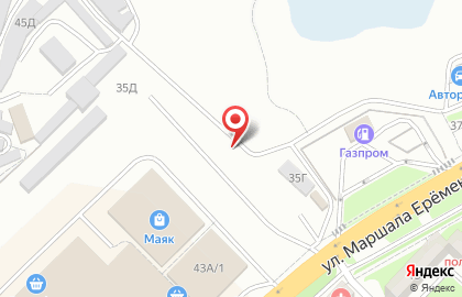 Автостоянка в Волгограде на карте