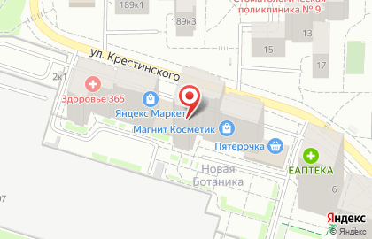 Фирменный магазин разливного пива Кабачок у Шефа на улице Крестинского на карте