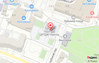 Центр развития творчества детей и юношества Пресня в Москве на карте