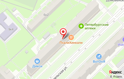 Курсы го Красногвардейского Района на карте