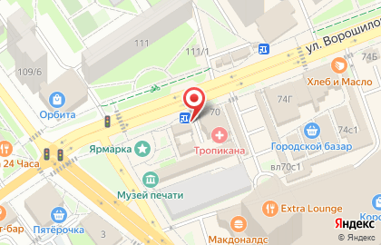 Терминал Совкомбанк в Москве на карте