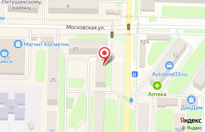 Супермаркет Красное & Белое на улице Маяковского на карте