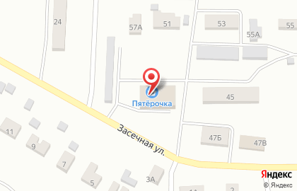 Магазин Пятёрочка в Пензе на карте
