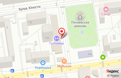 Чайная лавка на бульваре Юности на карте