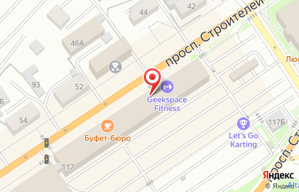 Малярный центр в Железнодорожном районе на карте