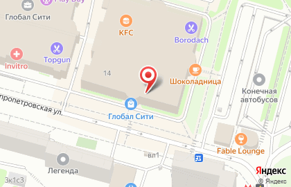 TEZ TOUR на Кировоградской улице на карте
