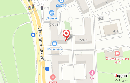 Стоп-кадр на улице Люблинская на карте