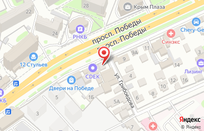Служба доставки еды Farfor на улице Грибоедова на карте