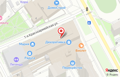 Салон-магазин ТекСтильность в Свердловском районе на карте