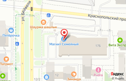 Магазин разливного пива Хмельной на Краснопольском проспекте на карте