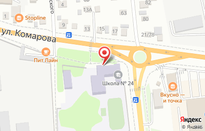 Участковая избирательная комиссия №2824 на Ленинградской улице на карте