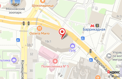 Сервисный центр на Баррикадной улице, 19 стр 1 на карте